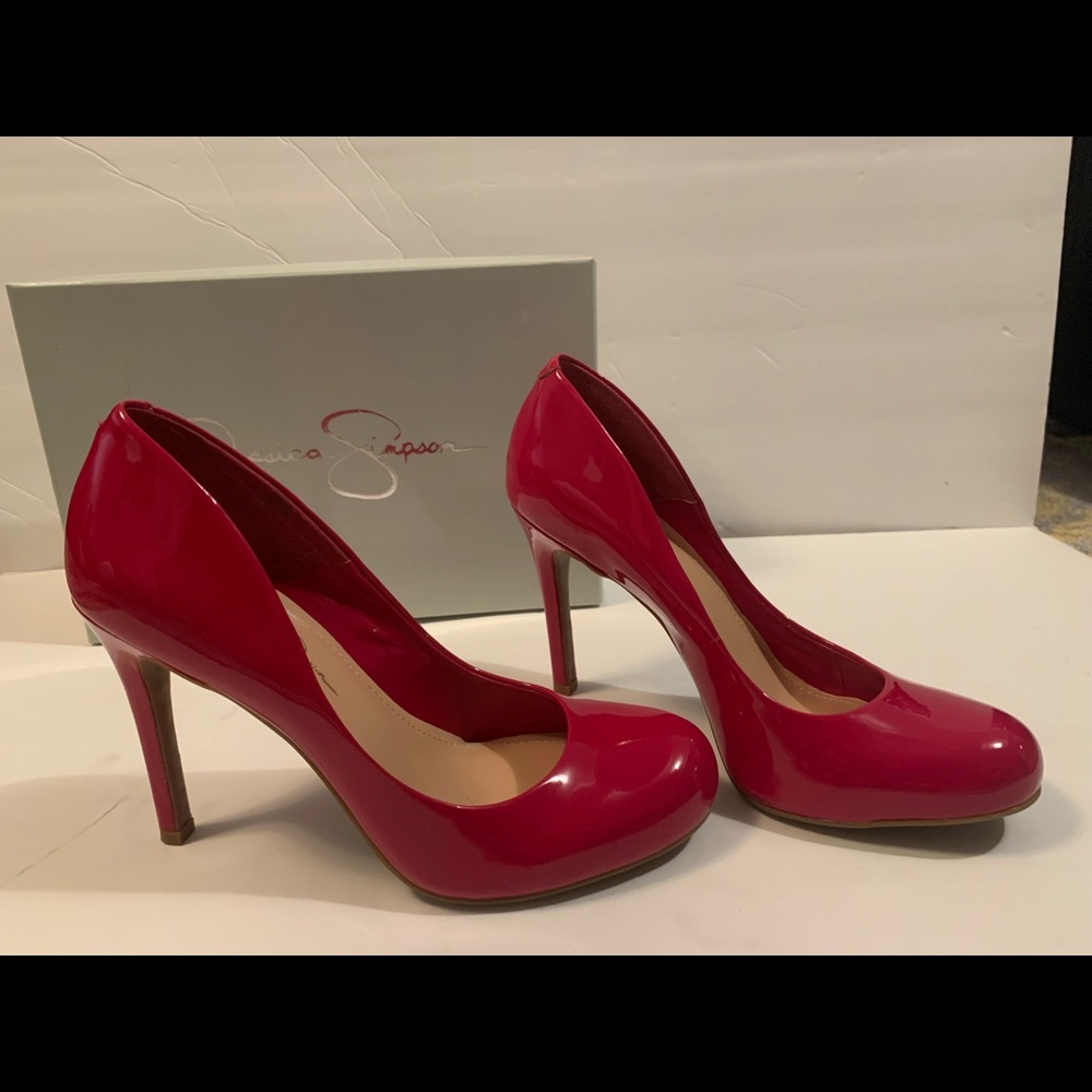 Jessica Simpson Bermuda pink heels. Size 8 1/2 M.